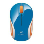 WIRELESS MINI MOUSE M187 BLUE